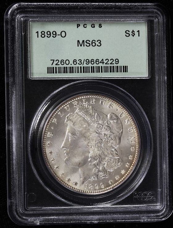 1899-O Morgan Silver Dollar PCGS MS63 SCE126