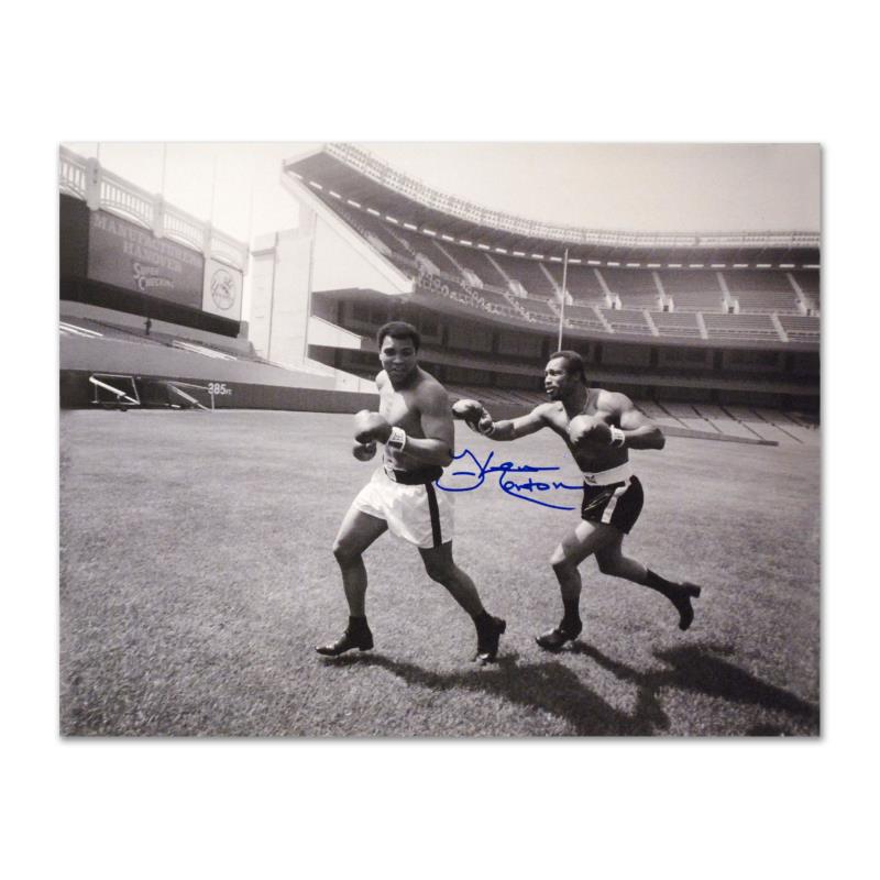 Must-Have Signed Sports Photo. "Ken Norton and Ali,: Perfect for any boxing enthusiast, "Ken Norton and Ali, Yankee Stadium" commemorates the world-famous boxing matches between Ken Norton and Muhammad Ali. This photograph is hand-autographed by multi-t