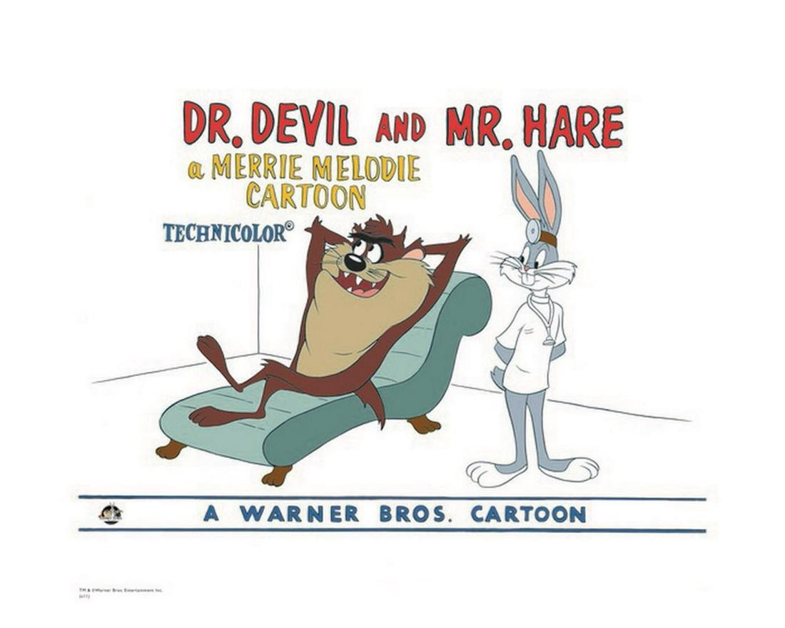 Warner Brothers Hologram Dr Devil: Artist: Warner Brothers - Title: Dr Devil - Medium: Giclee on Fine Art Paper - Limited Edition: 500 - Image Size: Approximately 12 Inches x 16 inches - Paper Size: Approximately 16 inches x 20 inches 
