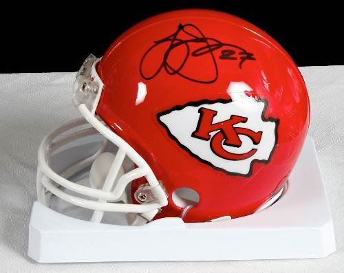 Larry Johnson Autographed Chiefs Mini Helmet: Larry Johnson Autographed Chiefs Mini Helmet - Excellent Condition - Thank you for viewing this auction. We appreciate your business. Check out our future auctions from Seized Assets Auctioneers.