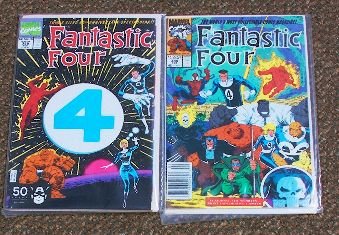 Fantastic Four Vintage Comic Books (2) CB211: Fantastic Four Vintage Comic Books (2) CB211 - Good Used/Handled Condition. - Thank you for bidding on this item and taking place in this auction. We appreciate your business. Be sure to check out all