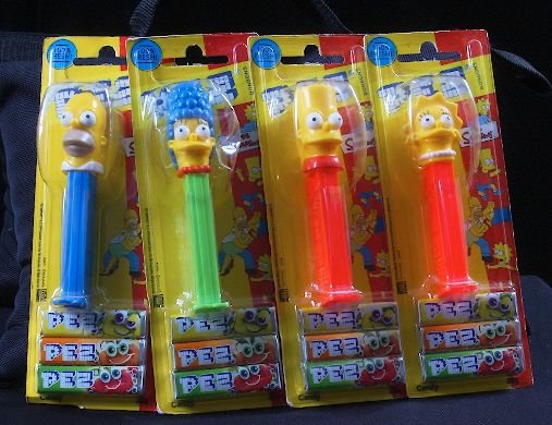 The Simpsons #13 - Lot of (4) Unopened Pez Dispens: The Simpsons #13 - Lot of (4) Unopened Pez Dispensers - Excellent Used Condtion. Good paint, no cracks, working condition. - Thank you for bidding on this lot. We appreciate your business. Be sure to