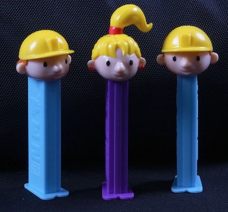 Bob The Builder #24 - Lot of (3) Vintage Pez Dispe: Bob The Builder #24 - Lot of (3) Vintage Pez Dispensers - Excellent Used Condtion. Good paint, no cracks, working condition. - Thank you for bidding on this lot. We appreciate your business. Be sure t