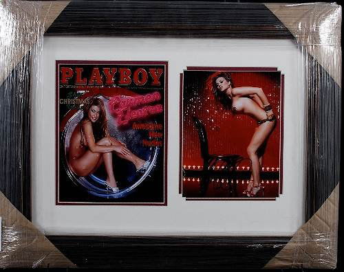 Carmen Electra Autographed Playboy Photo Collage 4: Carmen Electra Autographed Playboy Photo Collage 4 - Excellent Condition - Thank you for viewing this auction. We appreciate your business. Check out our future auctions from Seized Assets Auctioneers