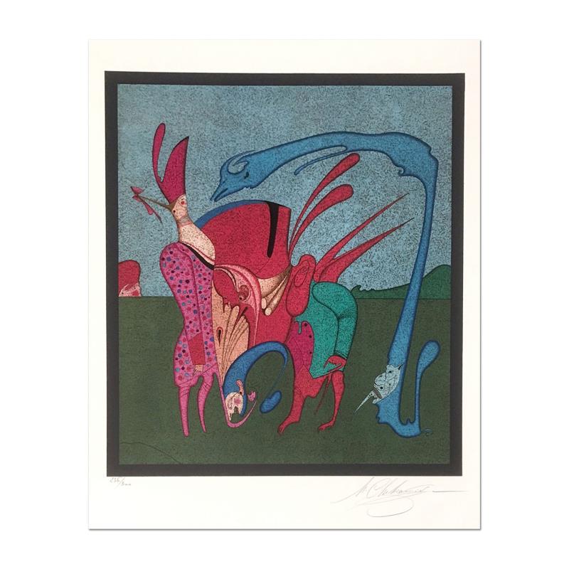 Carnival Series: Untitled 11 by Chemiakin, Mihail: Carnival Series: Untitled 11 by Chemiakin, Mihail. "Untitled 11" is a limited edition lithograph on paper from Mihail Chemiakin's Carnival Series, numbered and hand signed by the artist. Includes Cert