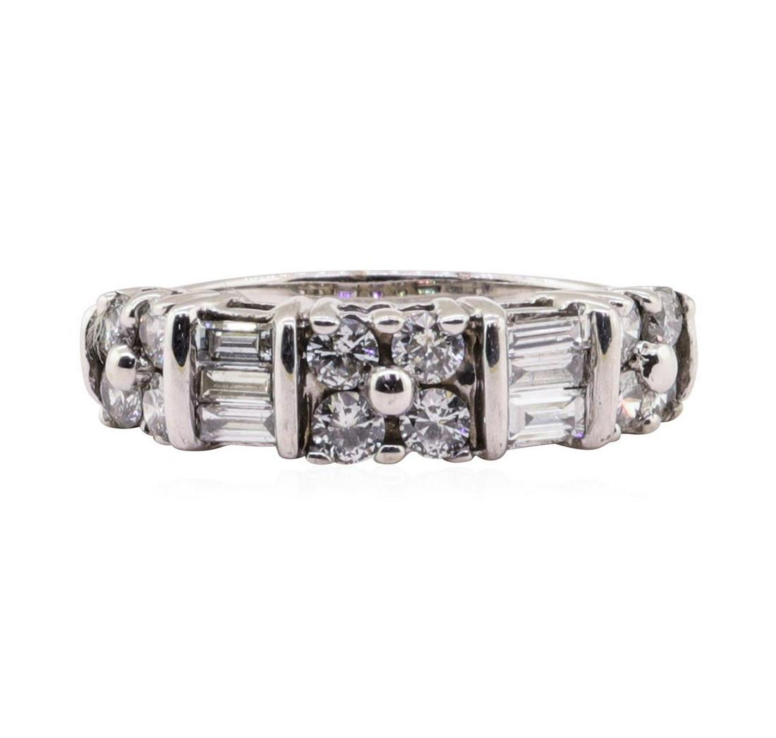1.10 ctw Diamond Ring - 18KT White Gold: One 1.10 ctw Diamond Ring - 18KT White Gold. AIG certified. See Appraisal for more details. AIG Appraised.