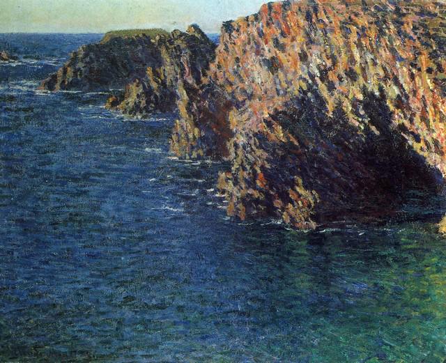 Claude Monet - Port-Domois: Artist: Claude Monet - Title: Port-Domois - Medium: Fine Art Reproduction Giclee on Canvas - Image Size: Approximately 16.25 inches x 20 inches - Unframed on Unstretched Canvas - Biography: Claude Mon