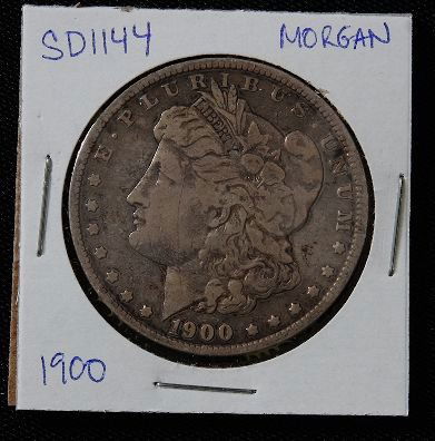 1900 Morgan Silver Dollar SD1144: 1900 Morgan Silver Dollar SD1144 - AE817D - Thank you for bidding on this item. We appreciate your business. Be sure to check out all of the upcoming auctions offered by Seized Assets Auctioneers!