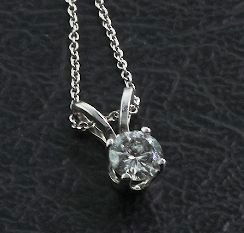 14KT White Gold .20 Diamond Pendant FJ91: 14KT White Gold .20 Diamond Pendant FJ91 - Excellent Condition - AA111FD - Thank you for viewing this lot. We have many great items for sale. Please check our future auctions and listings from Seized