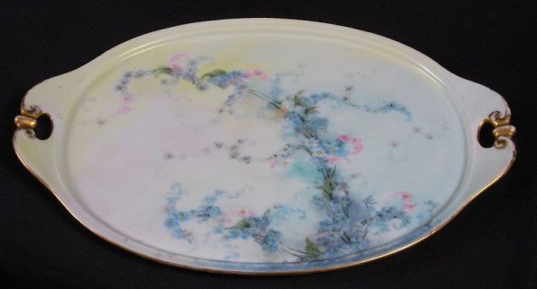 Antique Limoges GDA Serving Tray c. 1900-41: Antique Limoges GDA Serving Tray c. 1900-41 - Great Condition - 8D02A9 - Nice Color - Good Eye Appeal. - Thank you for viewing this auction. We appreciate your business. Check out our future auctions 