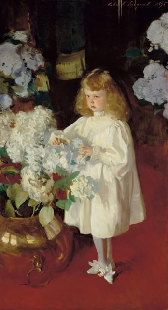 Sargent - Helen Sears: Artist: John Singer Sargent - Title: Helen Sears - Medium: Fine Art Giclee on Canvas - Image Size: Approximately 20 inches x 11 inches - Framed: Unframed on Unstretched Canvas - Sargent's broad, slash