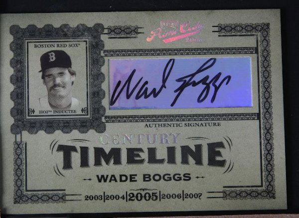 2005 Prime Cuts Wade Boggs Autographed Baseball Ca: 2005 Prime Cuts Wade Boggs Autographed Baseball Card 24/25 C56 - As-Is Condition - Thank you for viewing this auction. We appreciate your business. Check out our future auctions from Seized Assets Auc