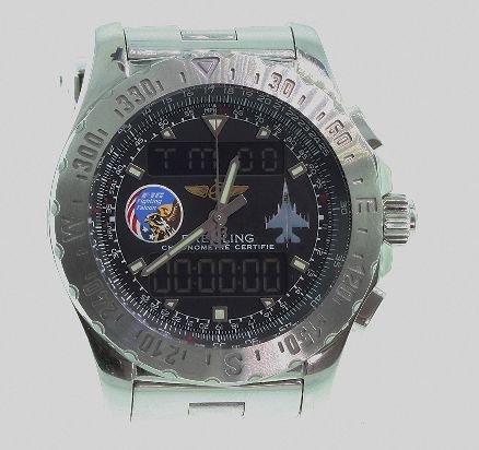 Breitling Stainless Steel Airwolf LE Chrograph W2: Breitling Stainless Steel Airwolf LE Chrograph W27 - Beautiful Watch - Great Condition - Read Appraisal from AIG. - Thank you for viewing this lot. We have many great items for sale. Please check our 