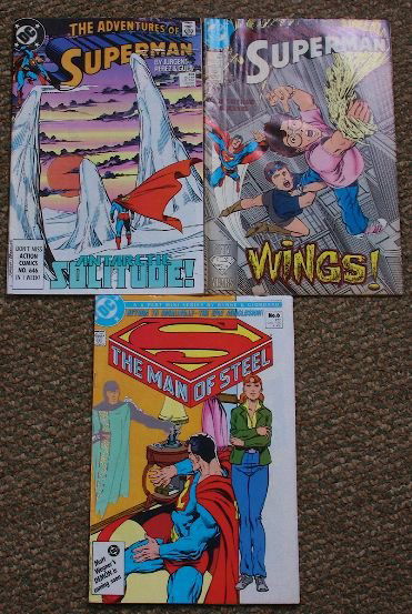 Superman Vintage Comic Books Lot (3) CB483: Superman Vintage Comic Books Lot (3) CB483 - Good Used/Handled Condition. - Thank you for bidding on this item. All of us here at Seized Assets Auctioneers appreciate your business and support. Be sur