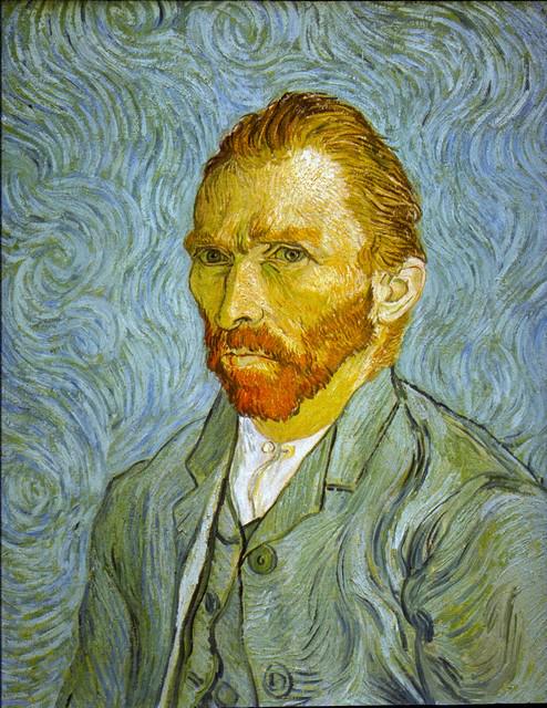 Van Gogh - Self Portrait: Artist: Vincent Van Gogh - Title: Self Portrait - Medium: Fine Art Reproduction Giclee on Archival Canvas - Image Size: Approximately 20 inches x 15.5 inches - Unframed on Unstretched Canvas - Biograp