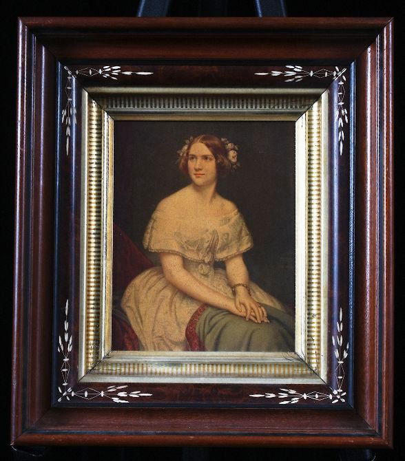 Civil War Era c. 1861 Authentic Antique Framed Por: Civil War Era c. 1861 Authentic Antique Framed Portriat - Excellent Vintage Condtion. 3E0119T. Has O" ring and twisted wire. Framed mesasures 17" X 15". Check out the great images! - Thank you for vie