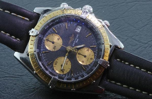 Gents Breitling Chronomat Two-Tone A383 Wristwatc: Gents Breitling Chronomat Two-Tone A383 Wristwatch - Nice Watch - 69.40 gm - Stainless Steel & 18KTY Gold.. Comes with a Full Appraisal letter from AIG. Valued at $4,550.00. - Thank you for viewing th