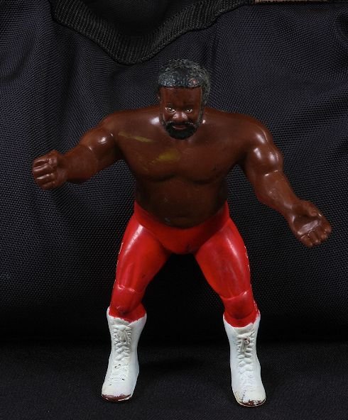 Vintage 1980's Junk Yard Dog JYD 7" Wrestling Figu: Vintage 1980's Junk Yard Dog JYD 7 Wrestling Figurine - As-Is Condition. - Thank you for viewing this lot. We are always adding new inventory and new auctions, so check back often. We appreciate your 