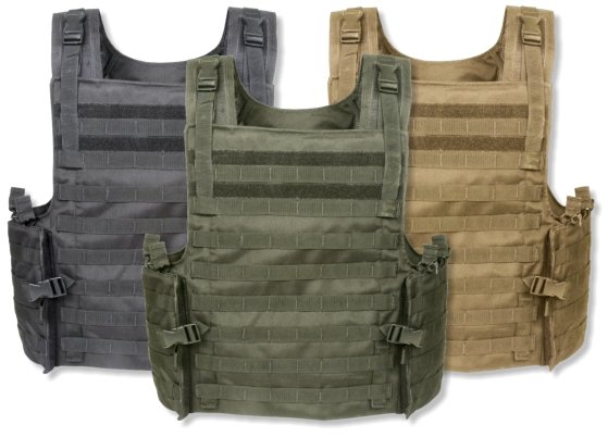 Armor Carrier Vest - Coyote Tan 20-8399: Armor Carrier Vest - Coyote Tan 20-8399 - Armor Carrier Vest. XM18TF. Holds 8X10", 10"X12" plates (not included) securely in the padded front and back pockets, with added adjustable, padded side stora