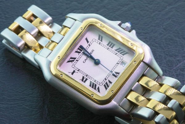 Two-Tone Cartier Panthere Wristwatch A381: Two-Tone Cartier Panthere Wristwatch A381 - Nice Watch - 69.40 gm - Stainless Steel & 18KT Yellow Gold. Comes with a Full Appraisal letter from AIG. Valued at $7,150.00. - Thank you for viewing this l