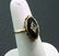 84: 10Kt Yellow Gold Onyx & DiamondRing c. 1920's - 2