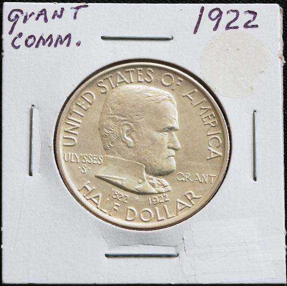 1922 Grant Comm. Half Dollar BU - JH296: 1922 Grant Comm. Half Dollar BU - JH296 - Great item. JH - EW58M5. 1922 Ulysses S.Grant Commemorative Half Dollar BU - JH296 - Thank you for viewing this lot. We are always adding new inventory and ne