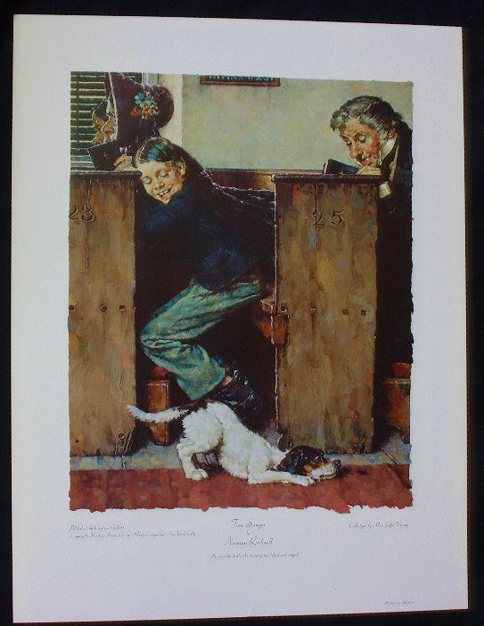 Norman Rockell Tom Sawyer Print: Norman Rockell Tom Sawyer Print - As-Is Condition - Thank you for viewing this lot. We are always adding new inventory and new auctions, so check back often. We appreciate your business and support! E
