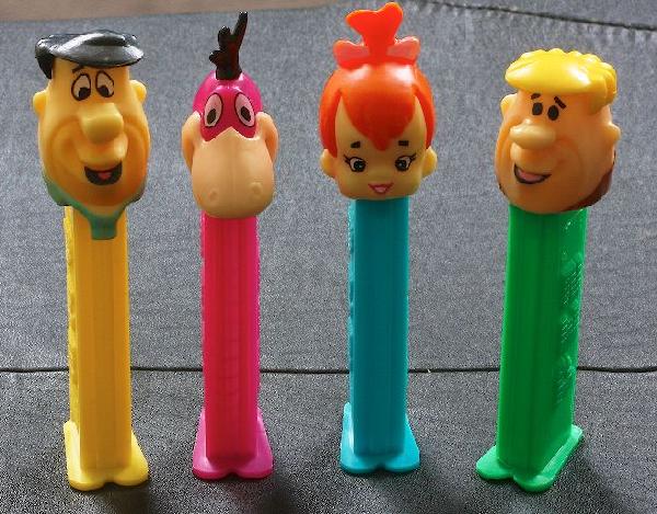 Flinstones #39 - Lot of (4) Vintage Pez Dispensers: Flinstones #39 - Lot of (4) Vintage Pez Dispensers - Excellent Vintage Used Condtion. Good paint, no cracks, working condition. - Thank you for viewing this lot. We are always adding new inventory and
