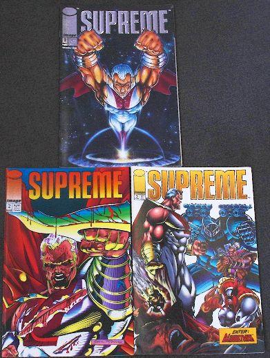 Supreme - CB555 Lot of (3) Vintage Comic Books: Supreme - CB555 Lot of (3) Vintage Comic Books - Good Vintage/Reading Conditions. Cover and all pages intact. Nice color. Great lot. - Thank you for viewing this lot. We are always adding new inventor