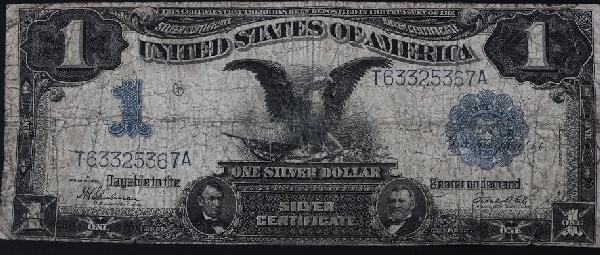 1899 Black Eagle $1 Silver Certificate Bill PM52: 1899 Black Eagle $1 Silver Certificate Bill PM52 As-Is Condition 6T09YY - Thank you for viewing this lot. We are always adding new inventory and new auctions, so check back often. We appreciate your b