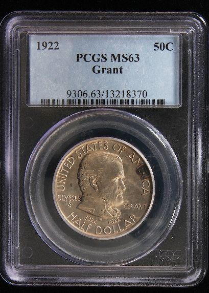 1922 Ulysses S Grant Half Dollar MS 63 SCE493: 1922 Ulysses S Grant Half Dollar MS 63 SCE493 Excellent Condition RE021EE 1922 Ulysses S Grant Half Dollar PCGS MS 63. Thank you for viewing this lot. We are always adding new inventory and new auctio