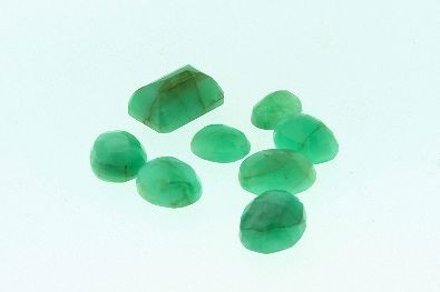 Emerald Beryl Parcel (8) 49.75cts. PCL53: "Emerald Beryl Parcel (8) 49.75cts. PCL53 Excellent Condition! Mixed cut Gemstones.. Thank you for viewing this lot. We are always adding new inventory and new auctions, so check back often. We apprec