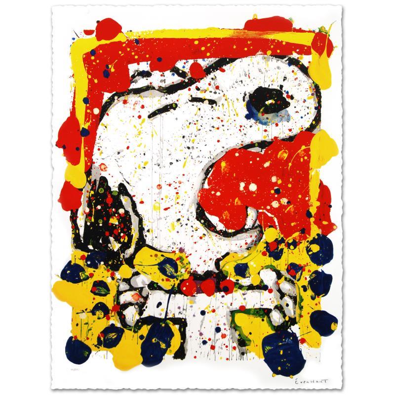 Squeeze The Day-Friday by Everhart, Tom: "Squeeze the Day-Friday" is a limited edition hand pulled original lithograph on museum quality deckle-edge paper, numbered and hand signed by Tom Everhart. This is one of the final Everhart editions 