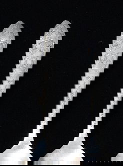 Two Vintage Mickey Mouse Spoons. Corral10: "Two Vintage Mickey Mouse Spoons. Corral10. Excellent Vintage Condition! XZ11PO. Two vintage Mickey Mouse silver plate spoons by Bradford. Thank you for viewing this lot. We are always adding new inve