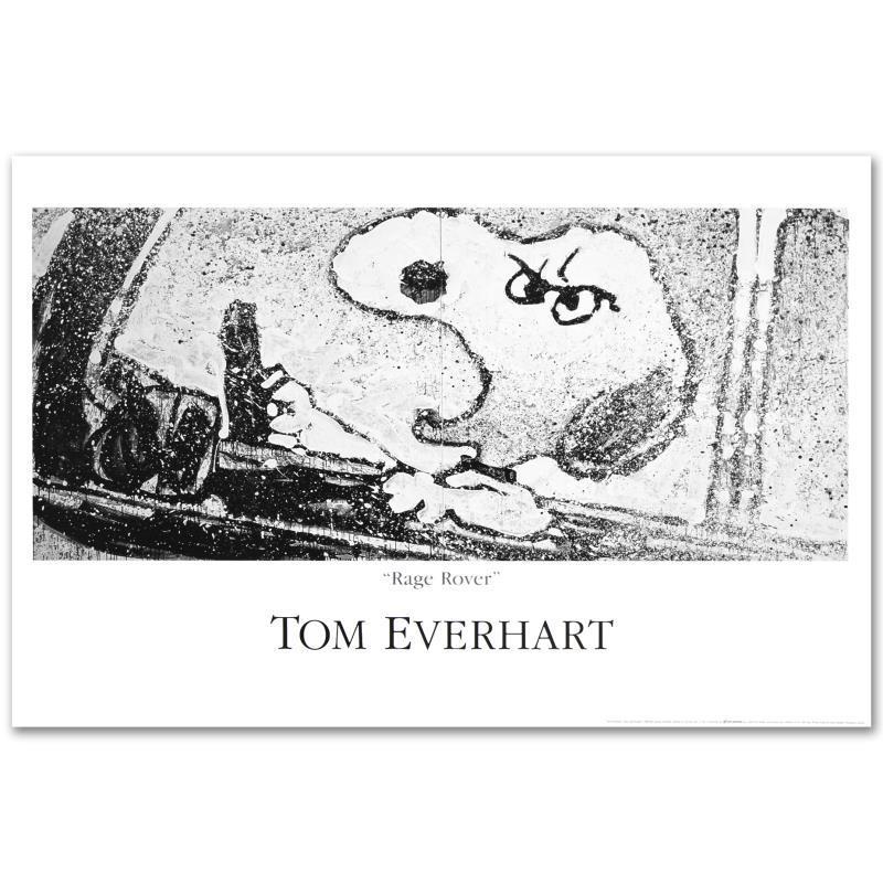 Rage Rover by Everhart, Tom: "Rage Rover" is a Fine Art Poster on paper, by Tom Everhart. Measures approx. 38" x 24" (with border), 34" x 18.5" (image with text).