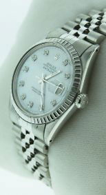 Gents Rolex Stainless Steel DateJust Wristwatch 88.60 g: "Gents Rolex Stainless Steel DateJust Wristwatch 88.60 gm. A1426. Excellent Condition! LP1071AZ. One gents, hand crafted & machine milled Rolex Stainless Steel DateJust Wristwatch electronically teste