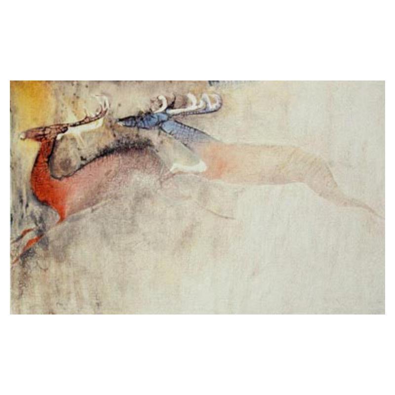 Mating Season by Salomon, Edwin: "Mating Season", is a limited edition Serigraph on Paper by Edwin Salomon. Numbered and hand signed, this piece is accompanied by a letter of authenticity. Measures approximately 11" x 17" (image).