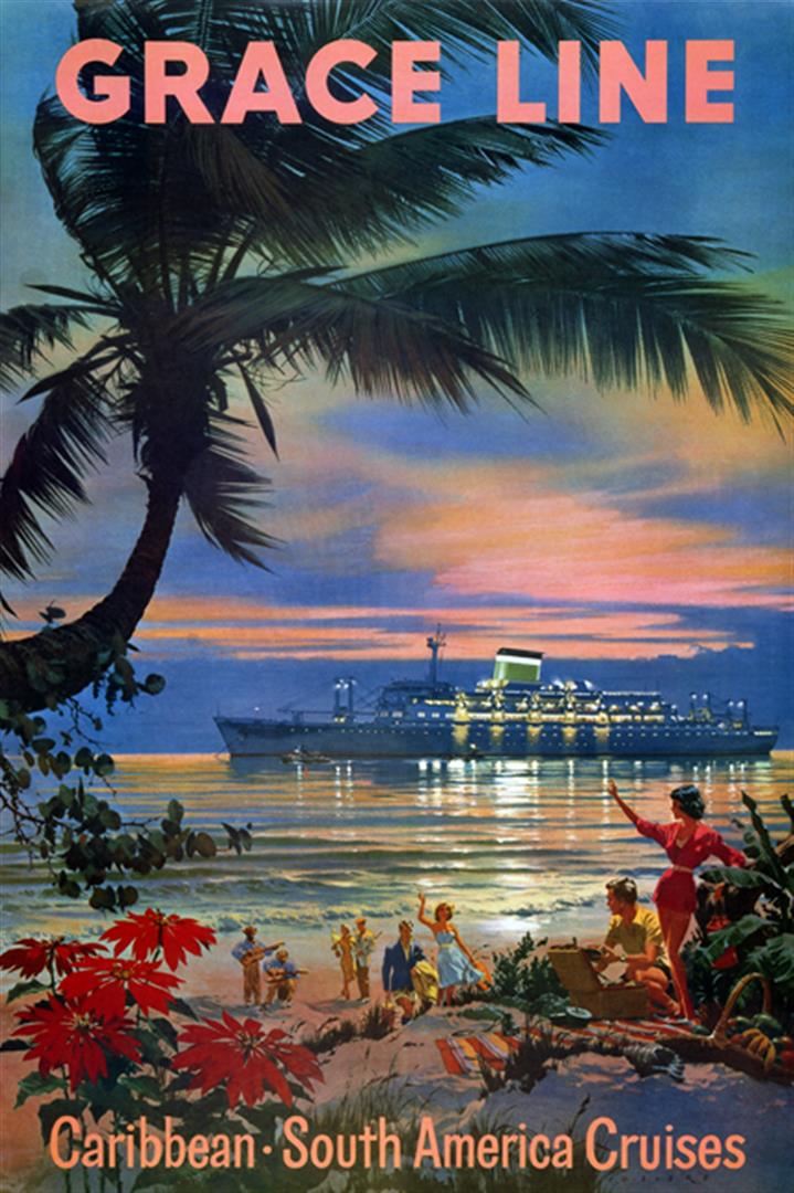 Anonymous - Grace Line: Artist: Anonymous Title: Grace Line Medium: Fine Art Reproduction Giclee on Canvas Image Size: Approximately 32 inches x 21.25 inches Unframed on Unstretched Canvas