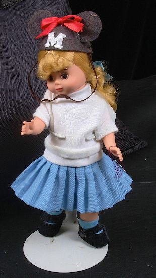 Vintage Disney Mousketeer Doll in Mickey Mouse Hat: "Vintage Disney Mousketeer Doll in Mickey Mouse Hat NS36 - Excellent Condition! SALKA. Disney Doll with tag that reads "Made exclusively for the Walt Disney Co. ' Mousketeer' " - extremely collectible