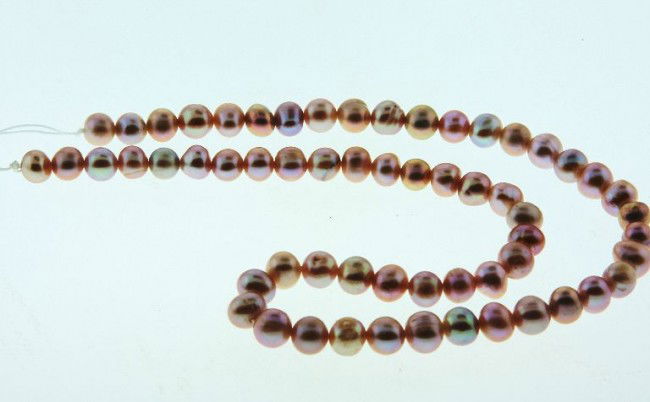 Loose Strand Cultured Dark Coral Pearls- 5-6mm PS1: "Loose Strand Cultured Dark Coral Pearls 5-6mm PS14 - Excellent Condition FL7YG - Thank you for viewing this lot. We are always adding new inventory and new auctions, so check back often. We appreciat
