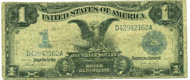 1899 $1.00 Silver Certificate Bill PM11: "1899 $1.00 Silver Certificate Bill PM11. As-Is Condition - Thank you for viewing this lot. We are always adding new inventory and new auctions, so check back often. We appreciate your business and su