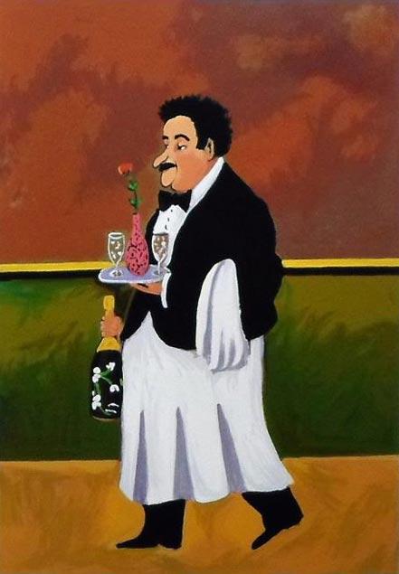 Monseiur Pierre by Guy Buffet: Monseiur Pierre by Guy Buffet. This piece is 19.25 x 13.5 on Seri-paper.