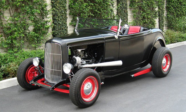 1932 Ford Highboy Roadster! Amazing Hotrod!: "1932 Ford Highboy Roadster Hotrod! This Hotrod has been customized and is equipped with the following: 350 V8 Engine, Turbo 350 Trans with Floor Shifter, New Interior including Head Rests and Finishe
