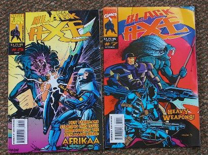 Black Axe Vintage Comic Books Lot (2) CB508: Black Axe Vintage Comic Books Lot (2) CB508 Good Used/Handled Condition. - Thank you for viewing this lot. We are always adding new inventory and new auctions, so check back often. We appreciate your