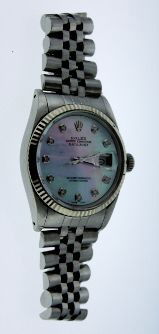 Gents Rolex Stainless Steel DateJust Wristwatch 91.52 g: "Gents Rolex Stainless Steel DateJust Wristwatch 91.52 gm. A1428. Excellent Condition! IK1561XF. One gents, hand crafted & machine milled Rolex Stainless Steel DateJust Wristwatch electronically teste