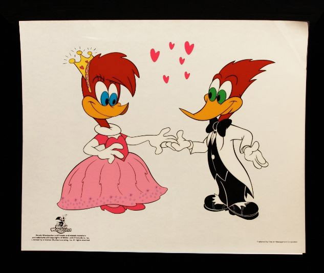 Universal Studios "Woody Woodpecker" Sericel WoodyW1: "Universal Studios "Woody Woodpecker" Sericel WoodyW1. As-Is Condition!. TW11FS. Universal Studios & Walter Lance Productions "Woody Woodpecker" sericel measuring 14.5" x 11.5". Thank you for viewing 