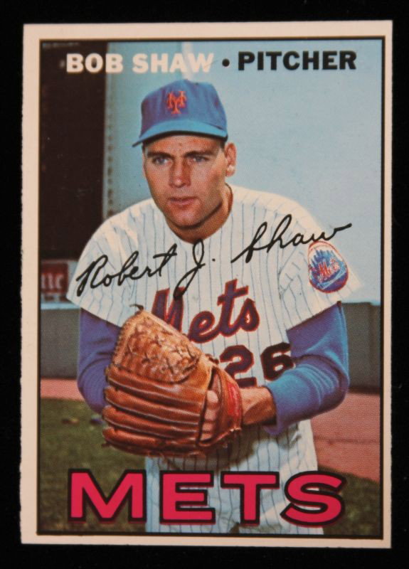 1967 Bob Shaw of Mets Vintage Rookie Card C185: 1967 Bob Shaw of Mets Vintage Rookie Card C185. As-Is Condition!. CQ6GC. Bob Shaw of Mets Vintage Rookie Card. TOPPS #470 Thank you for viewing this lot. We are always adding new inventory and new auc