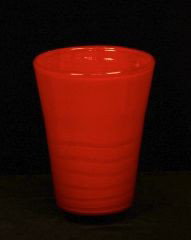 Henry Dean Art Glass Vase - Signed. ED482: Henry Dean Art Glass Vase - Signed. ED482. Excellent Vintage Condition! PS01UY. This gorgeous hand blown & signed Artisan glass vase measures 8 tall and 5-1/2" wide at opening! Henry Dean is a Belgium