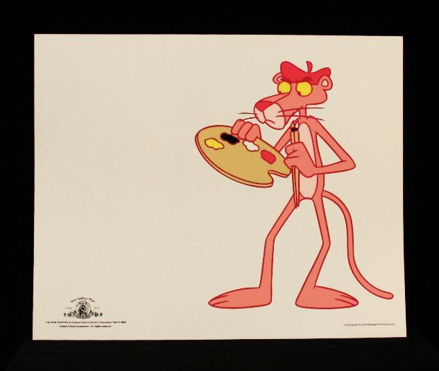 Metro Goldwyn Mayer "Pink Panther" Sericel PinkP25: Metro Goldwyn Mayer Pink Panther" Sericel PinkP25. As-Is Condition!. GY11QX. Metro Goldwyn Mayer & United Artist Corporation "Pink Panther" sericel measuring 14.5" x 11.5". Thank you for viewing this 