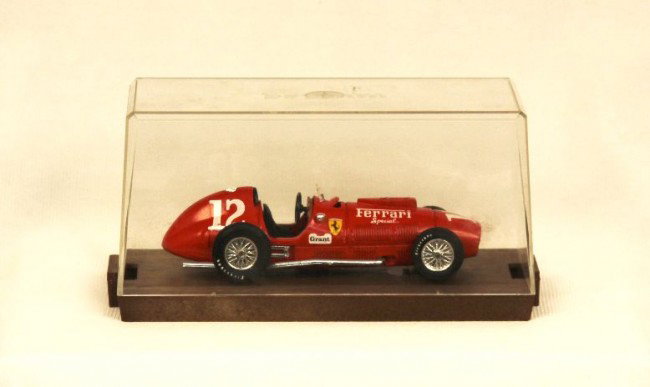 Vintage Brumm Ferrari 375 F1 Collectors Diecast Model C: "Vintage Brumm Ferrari 375 F1 Collectors Diecast Model Car ED781. Excellent Vintage Condition!. MK62LP. This is a Brumm Collectors Model Ferrari 375 F1 Indianapolis R126. The model is mint, and the bo